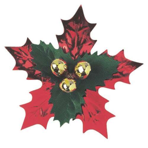 Red and Green Holly Decoration